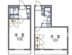 レオパレスcountessの間取り画像