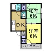 コーポ坂野A棟の間取り画像