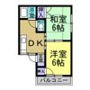 コーポ坂野A棟の間取り画像
