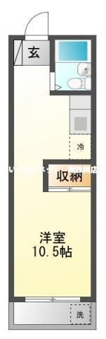 コーポ池田の間取り画像