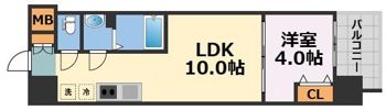 仮）ANDTERRACE文の里の間取り画像