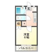 ハイツアデガワの間取り画像