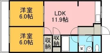 シャトータイヘイIの間取り画像