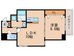 高栄京町ﾏﾝｼｮﾝの間取り画像
