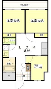 アヴェニュー奥田の間取り画像