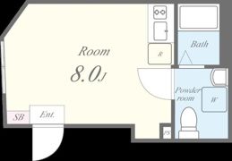 FLレジデンス上野桜苑の間取り画像