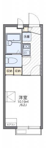 レオパレスTAKA デルタの間取り画像