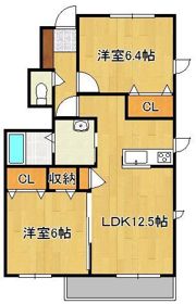 ヴァーチャスの杜 A棟の間取り画像