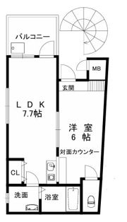 ラチチュード天七の間取り画像