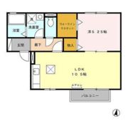 セジュール名和の間取り画像