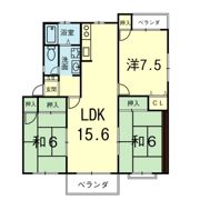 平成ウッディヴィラ 1棟の間取り画像