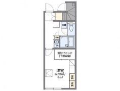 レオパレスグリーンパーク若宮の間取り画像