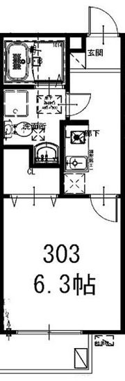 ラフィネス南太田の間取り画像