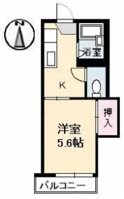 コーポKⅡの間取り画像