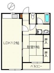 クローバーハイツの間取り画像