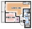 ジーメゾン池田旭町の間取り画像