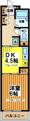 プランドール森戸の間取り画像