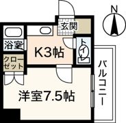 バオバブ白島の間取り画像