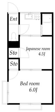 新大津ハイツの間取り画像