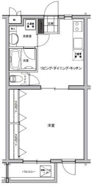 グラントレゾール明大前の間取り画像