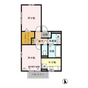 プラッツK Bの間取り画像