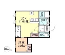 NCOLOR．fの間取り画像