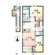 イニシオ Bの間取り画像