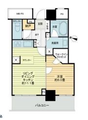ライオンズタワー神戸元町の間取り画像