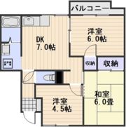ローゼンハイムB棟の間取り画像