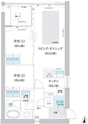 ガーデニエール砧 WESTの間取り画像