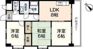エソール龍本の間取り画像
