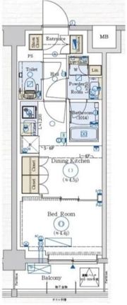 ジェノヴィア赤羽の間取り画像