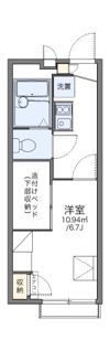 レオパレス星丘Bの間取り画像