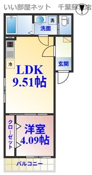 コンフォーティア蘇我の間取り画像
