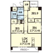 ピュアⅢ大津の間取り画像