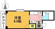 コーポヒラタの間取り画像