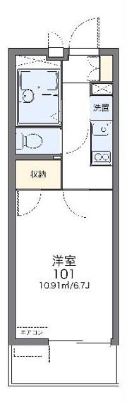 レオパレスTF oneの間取り画像