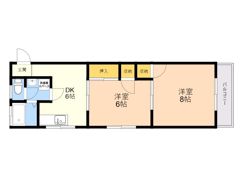 馬場マンションの間取り画像