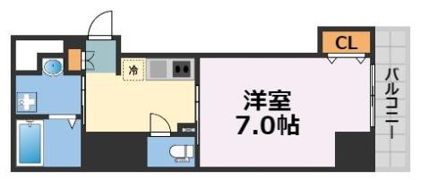 レジデンス心斎橋の間取り画像