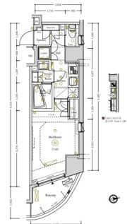 AXAS東新宿アジールコートの間取り画像