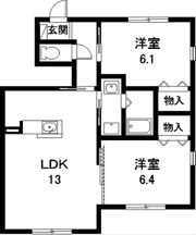 ベルカントリー3の間取り画像