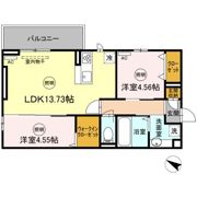 Polonia Wakamatsu A棟の間取り画像