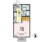 クレール矢中 A/Bの間取り画像