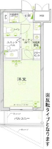 ルーブル都立大学の間取り画像