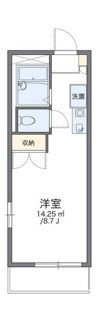レオパレス中筋の間取り画像