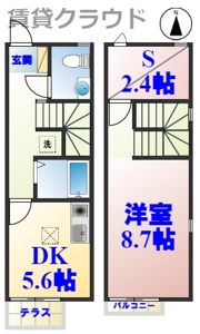 グレイス浜野Aの間取り画像