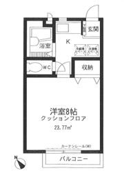 メゾンドルポの間取り画像