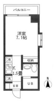 KDXレジデンス御徒町の間取り画像