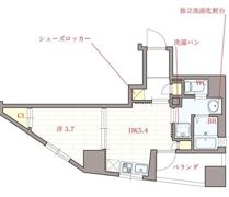オリエンタル南堀江の間取り画像