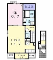 シャン・ド・フルールM Ⅰの間取り画像